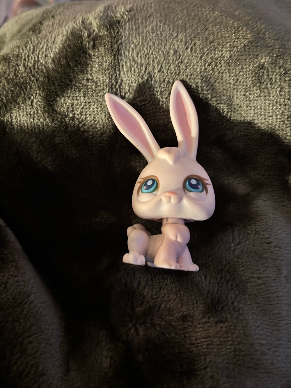 Littlest Pet Shop Pink Bunny Figure - Cute Collectible Pet Toy